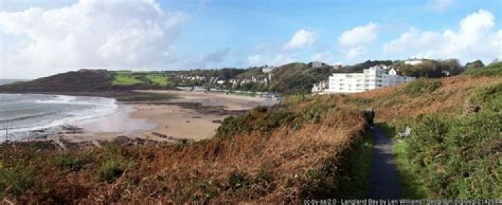 Are dogs allowed on langland bay?