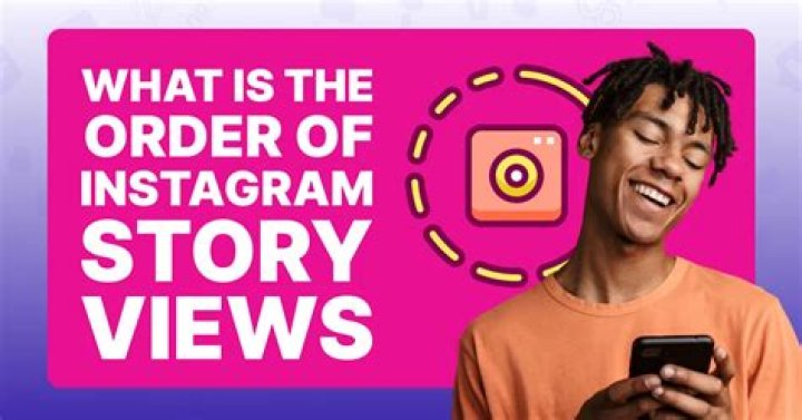 Are instagram story viewers in order?