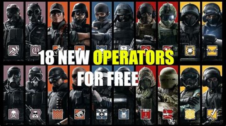 Are operators free in rainbow six siege?