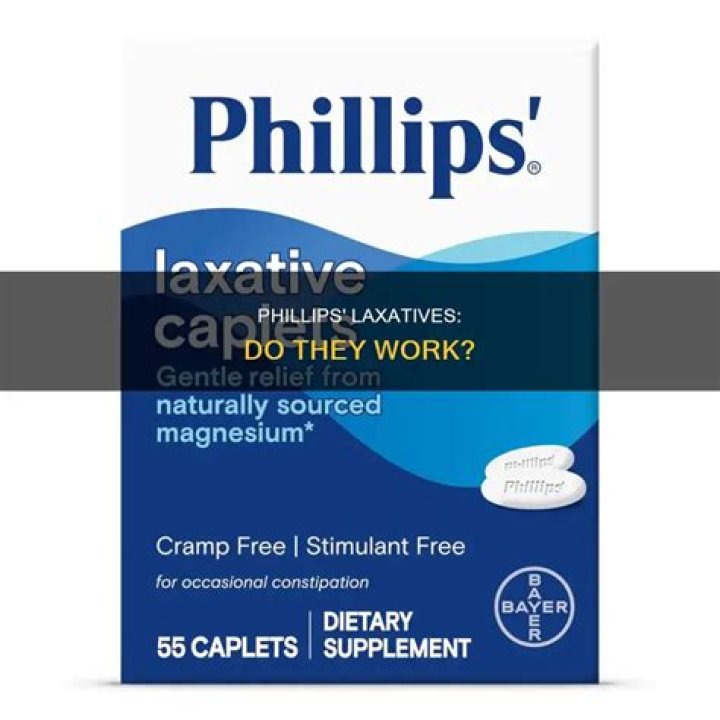 Do phillips laxatives work?