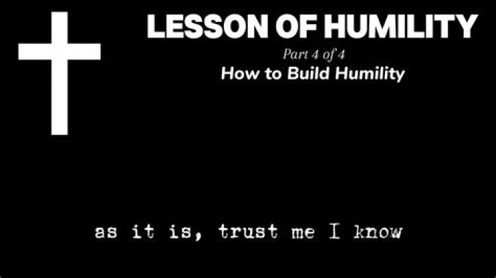 Does humiliation build humility?