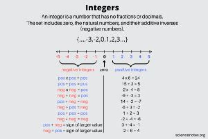 Does integer include decimal?