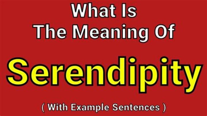 Does serendipity have a plural?