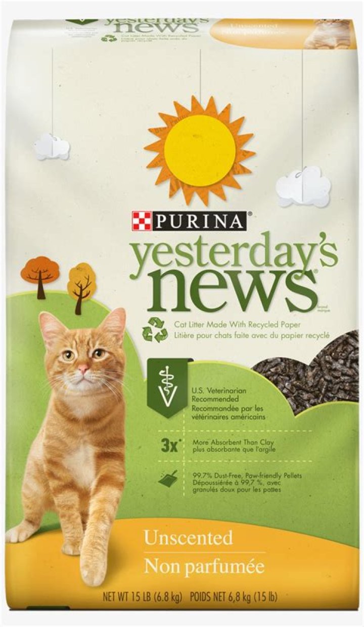 Does yesterday's news cat litter clump?