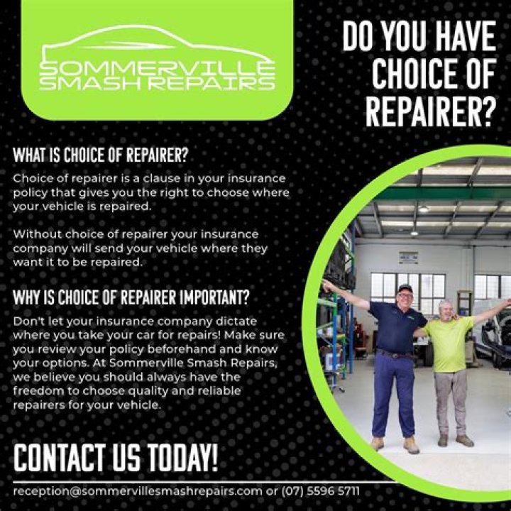 Does youi have choice of repairer?