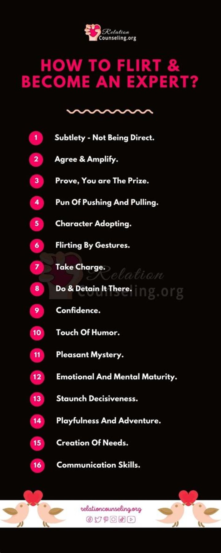 How can you flirt?