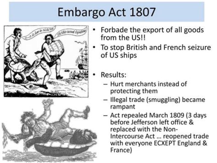 How did the non-intercourse acts affect exports?