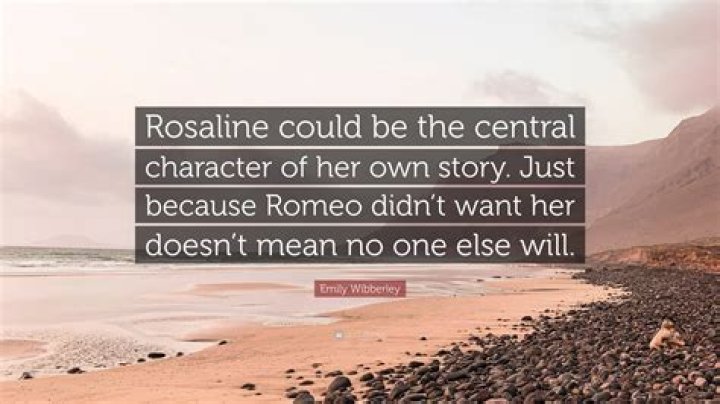 How does romeo feel about rosaline?