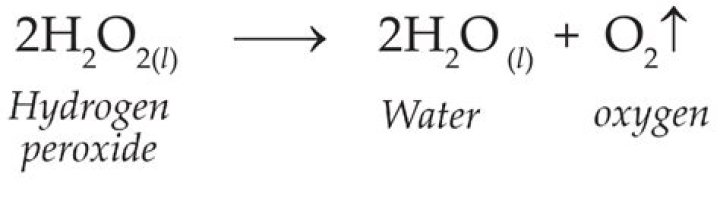 How hydrogen peroxide decomposes?