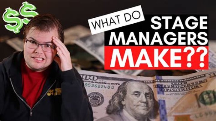 How much does a stage manager make on broadway?