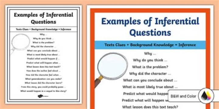 How to answer inference questions?