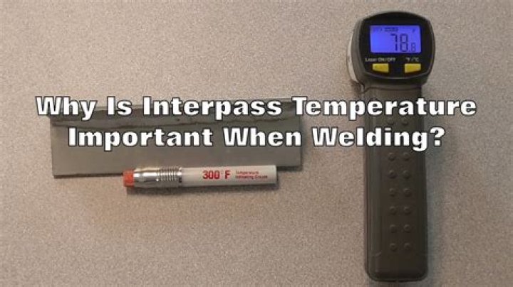 How to measure interpass temperature in welding?