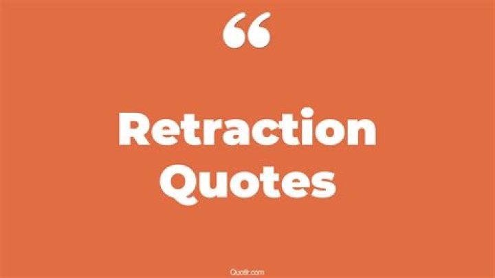 How to retract a text?