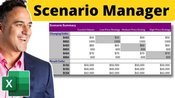 How to scenario manager excel?