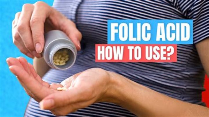 How to take folic folic acid?