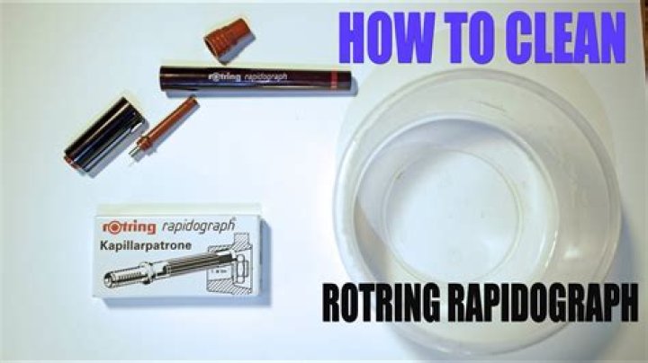 How to unclog rotring isograph?