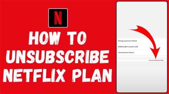 How to unsubscribe netflix?