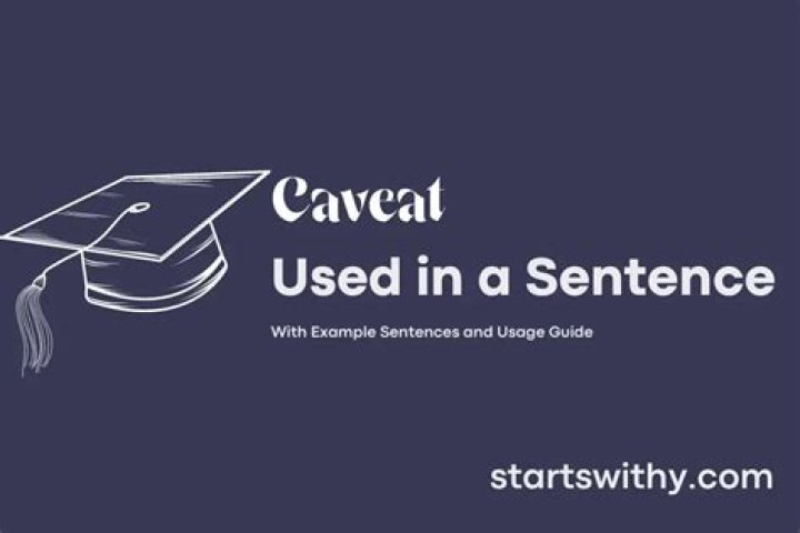 In a caveat sentence?