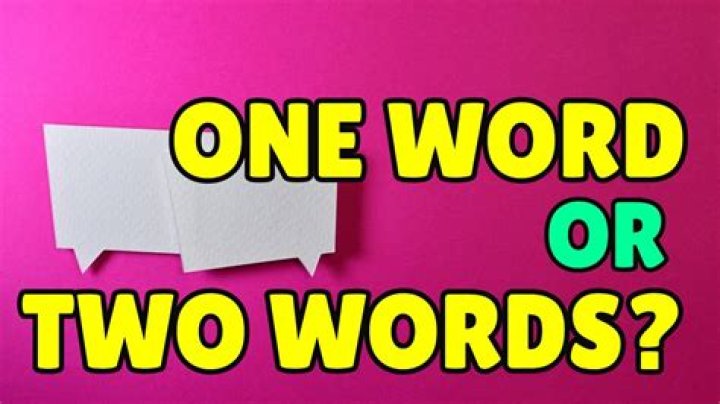 Is make up one word or two words?