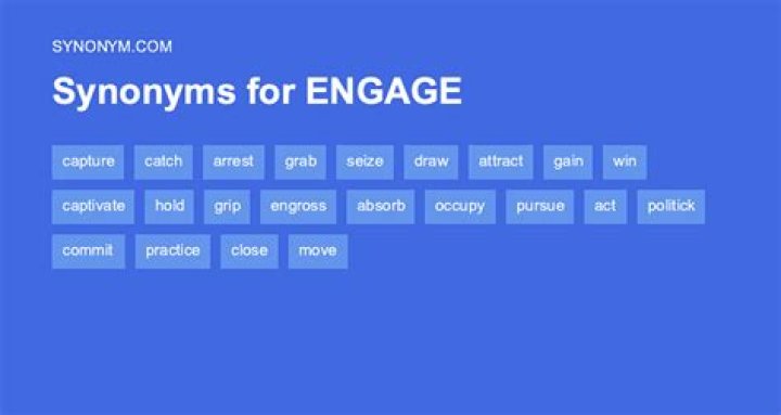 Is there a word engage?