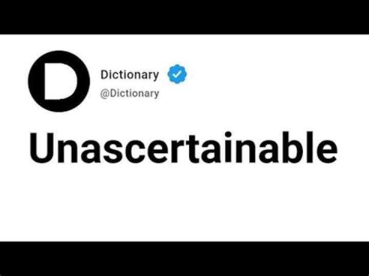 Is unascertainable a word?