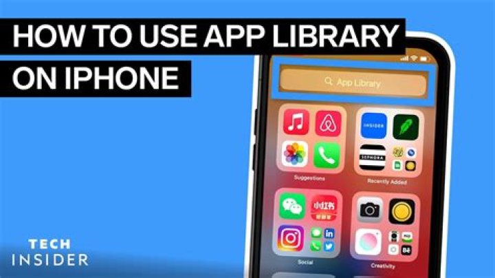 On iphone where is app library?
