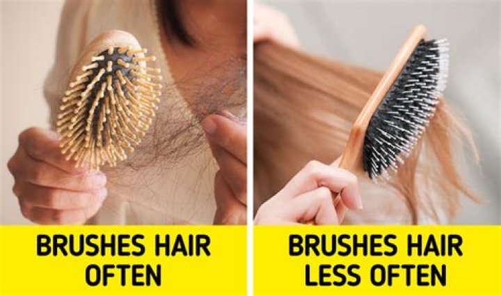 Should hair come out when brushing?