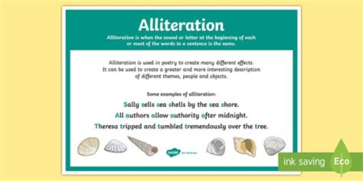 Should we use alliteration?