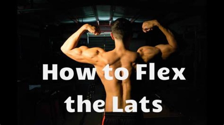 Should you flex lats?