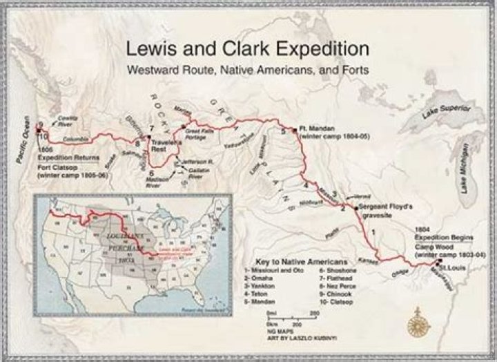 Was explored by lewis and clark?
