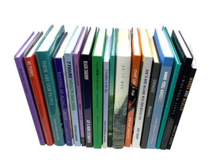 What are hardback books made of?