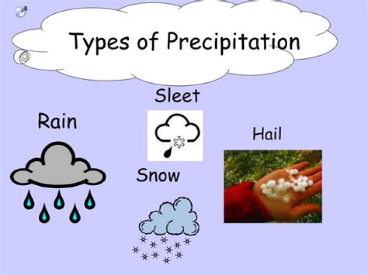 What are the forms of precipitation?