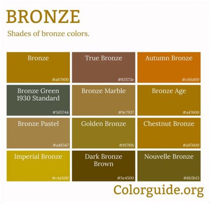 What color is golden bronze?