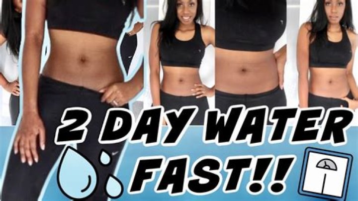 What is a 2 day water fast?