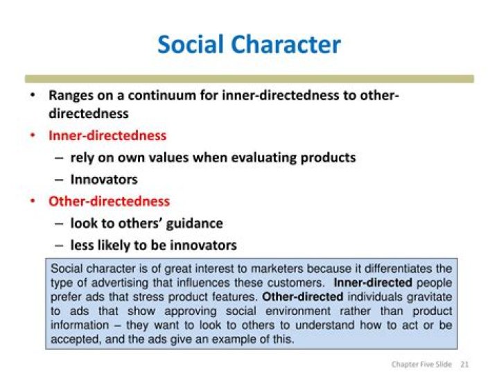 What is inner-directedness in sociology?