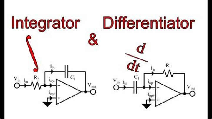 What is integrator and differentiator?