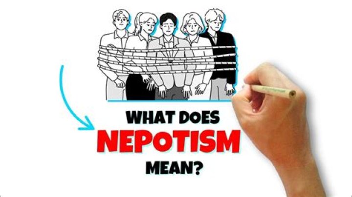 What is the definition of nepotism?