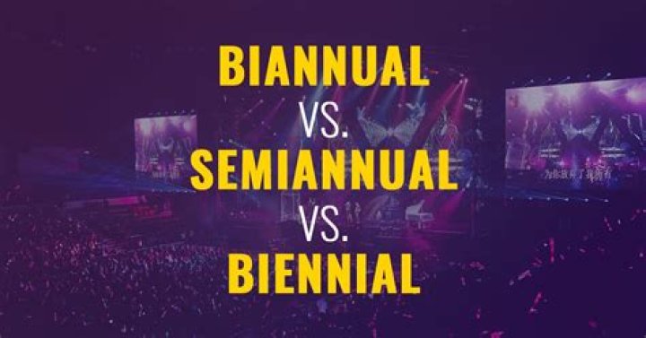 What is the difference between biannual and semiannual?