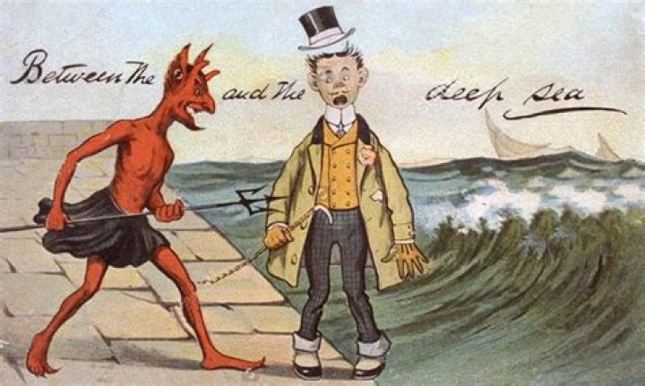 What is the meaning of between the devil and the sea?