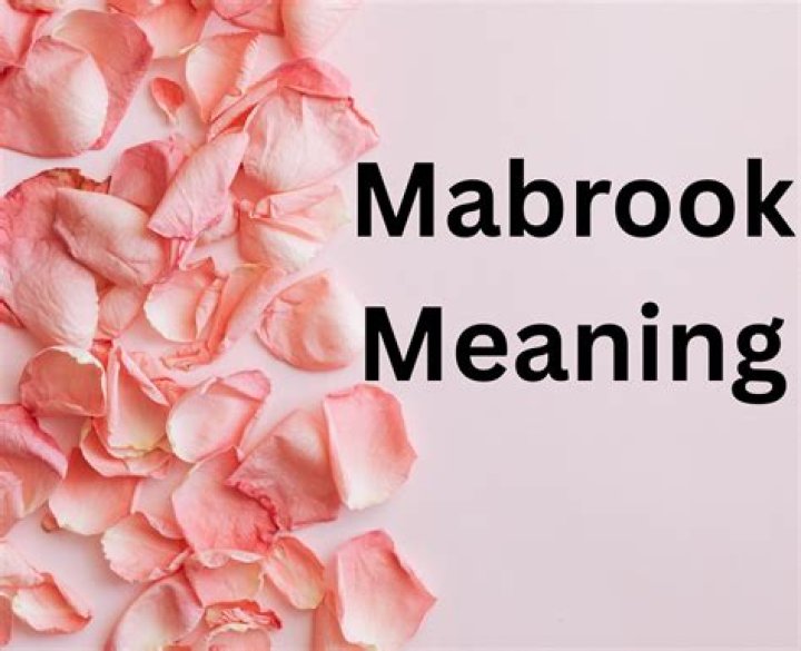 What is the meaning of mabrook?