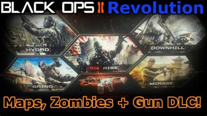 What zombies maps are in black ops 2?