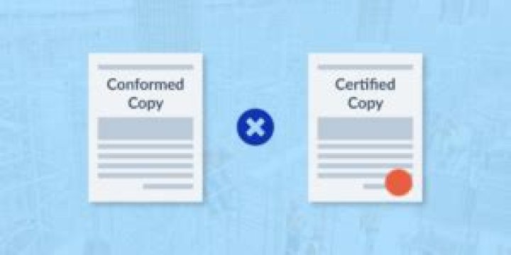 Whats a conformed copy?