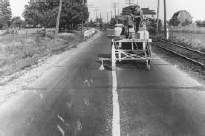 When were driveways invented?