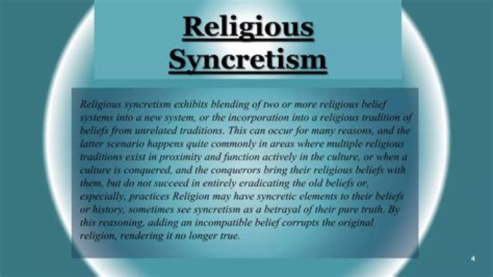 Where did religious syncretism originate?