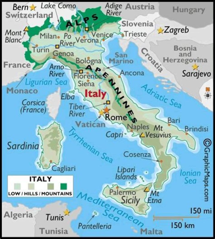 Where is apennines located?