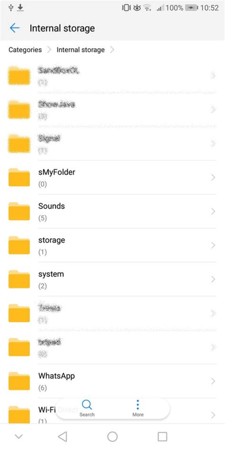 Where is file storage/emulated/0 in android?