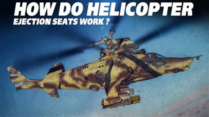 Which helicopters have ejection seats?
