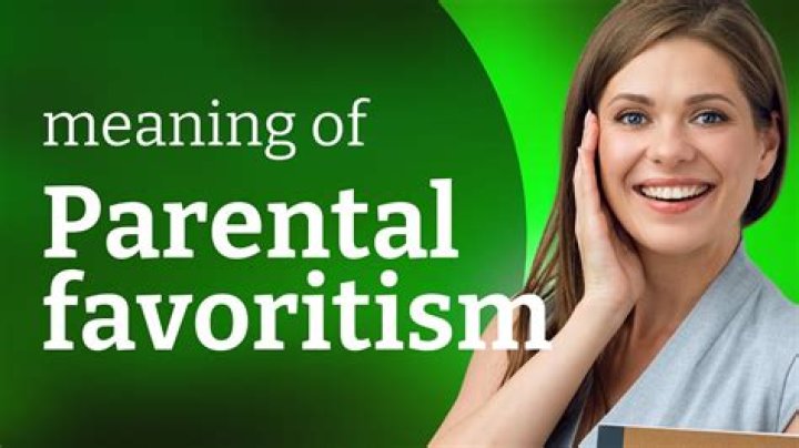 Which of the following is an effect of parental favoritism?