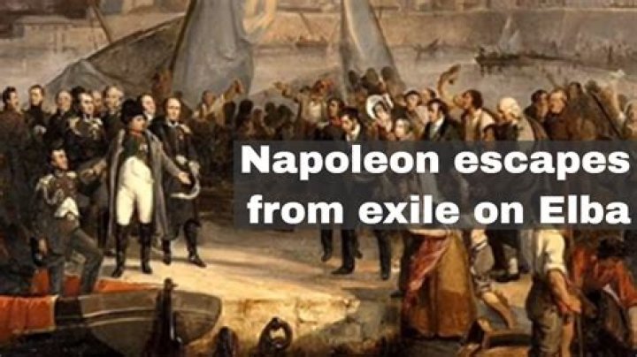 Who banished napoleon to elba?