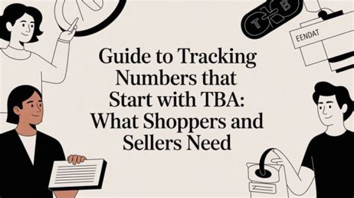 Who has tracking numbers starting with tba?